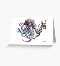 Octopus Greeting Card