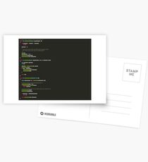 Source Code Postcards