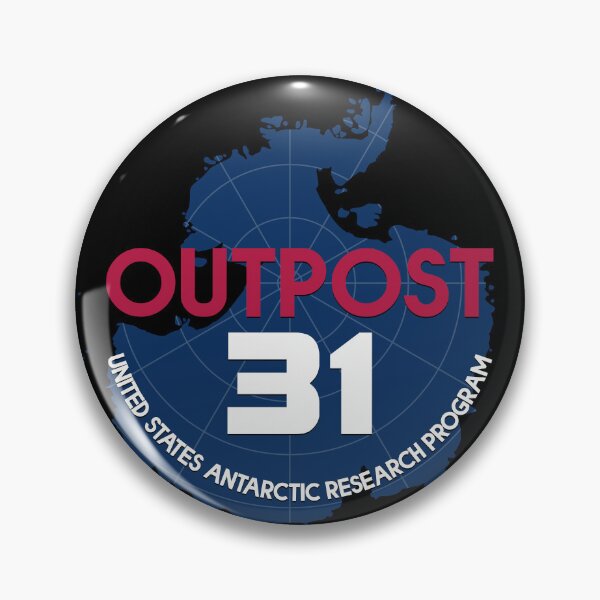 Item preview, The Thing - Outpost 31 badge designed and sold by BRU Design.