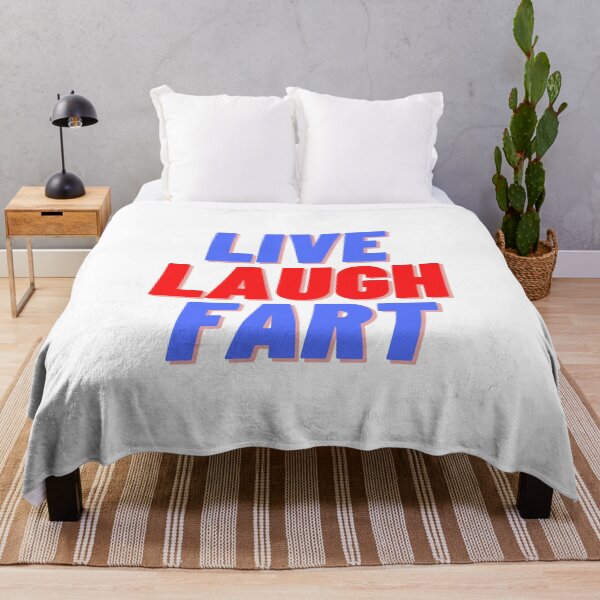 Item preview, live laugh fart - funny inspirational mocking quote  designed and sold by sweary12.