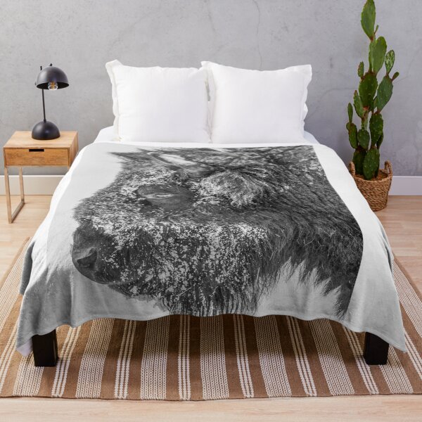 Item preview, Bison in winter black and white designed and sold by Ingo Gerlach.