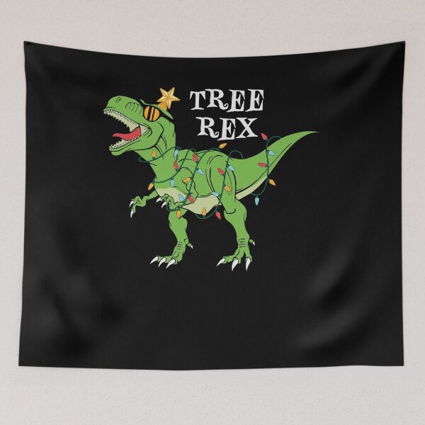 Item preview, Tree Rex Funny Christmas Dinosaur designed and sold by mkzmerch.