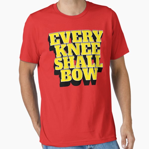 Item preview, Every knee shall bow, BOLD 3d  BIBLE VERSE Philippians 2:10 designed and sold by shaggydawgg.