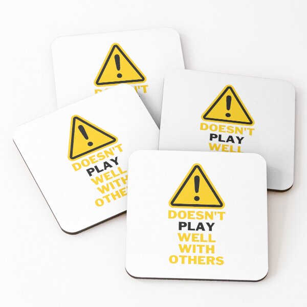 Item preview, Caution Doesn't play well with others - Attitude designed and sold by The-Meraki-Man.
