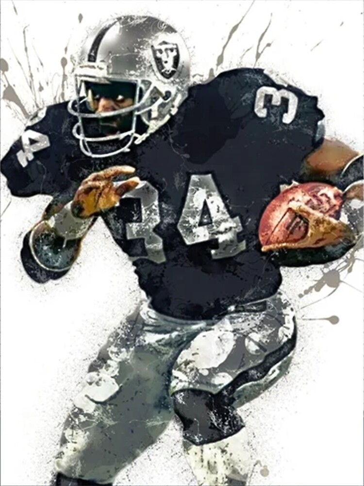  Bo Jackson Poster Print, American Football Wall Art