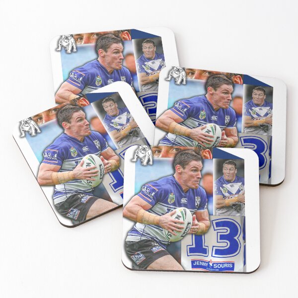 Artikelvorschau, Josh Jackson - NRL Bulldogs Photoshop-Illustration entworfen und verkauft von Sport Stickers Aus.