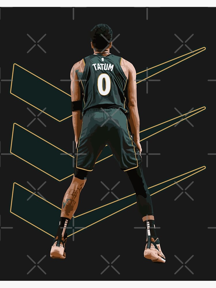 Jayson Tatum Art Graphic For Fans Boston Celtics NBA Playoffs 2023