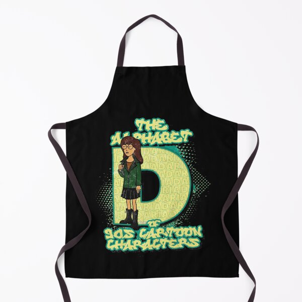 Item preview, The Alphabet of 90s Cartoon Characters Letter D is for Daria designed and sold by More-dan-Prints.