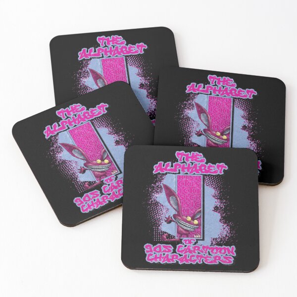 Item preview, The Alphabet of 90s Cartoon Characters Letter I is for Ickis designed and sold by More-dan-Prints.