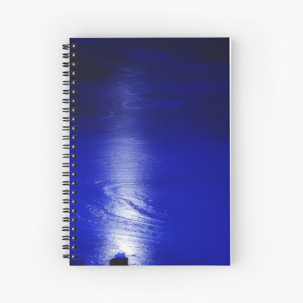 Moonlight on ice Spiral Notebook
