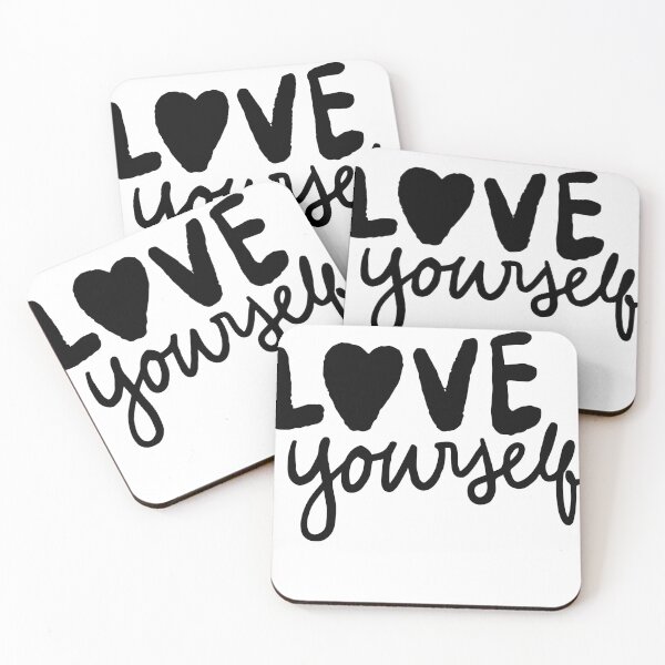 Item preview, love yourself typography designed and sold by Shehzadi Sana.
