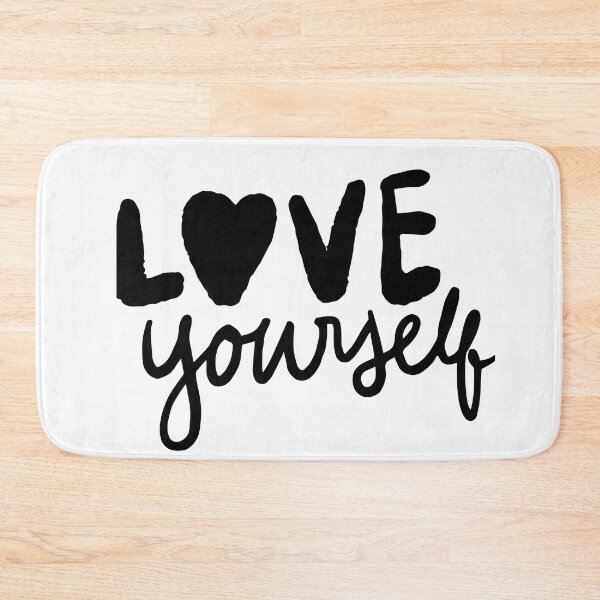 Item preview, love yourself typography designed and sold by Shehzadi Sana.