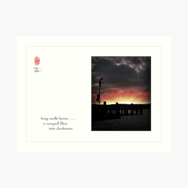 long walk home Art Print