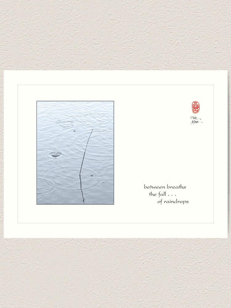 Alternate view of between breaths Art Print