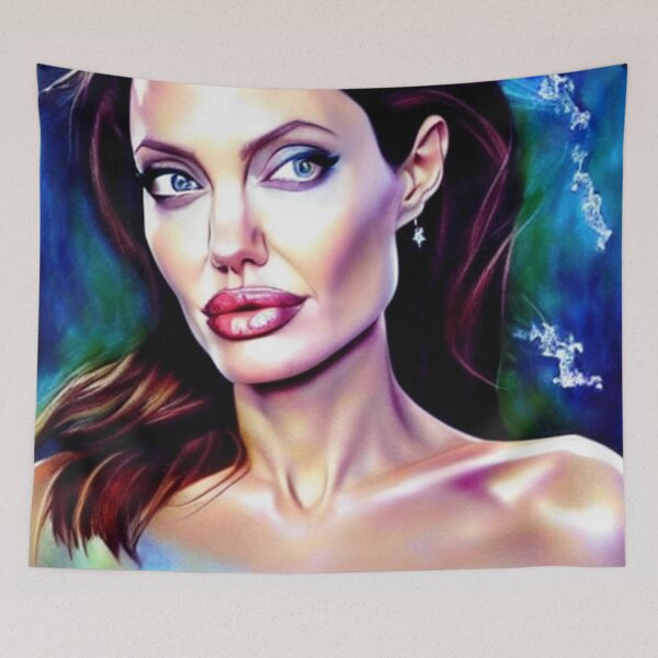 Artikelvorschau, Angelina Jolie-Porträt entworfen und verkauft von AngelinaFan.