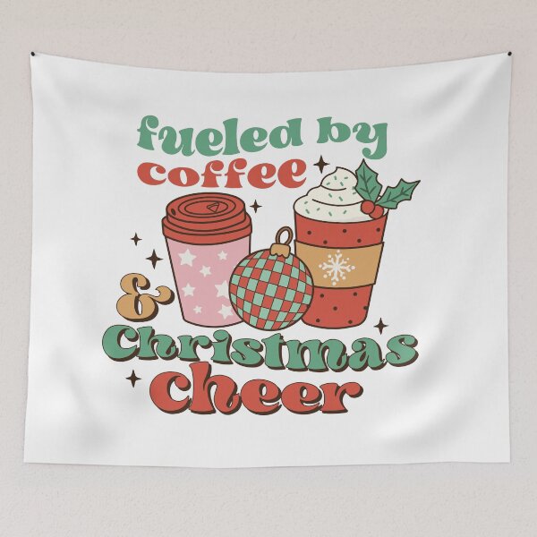Item preview, Fueled by coffee And Christmas cheer designed and sold by IM Hunter.