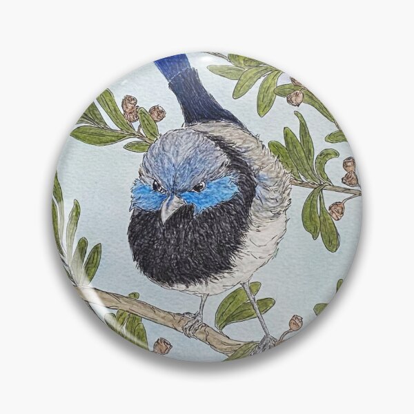 Item preview, Fairy Wren in a tree designed and sold by AussieLogic.