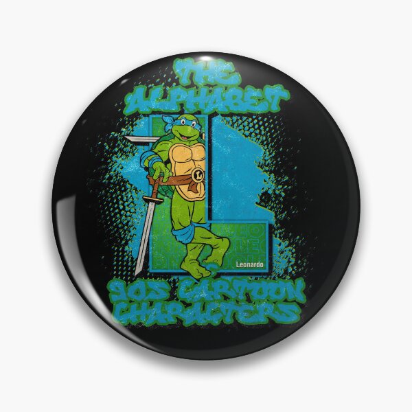 Item preview, The Alphabet of 90s Cartoon Characters Letter L is for Leonardo designed and sold by More-dan-Prints.