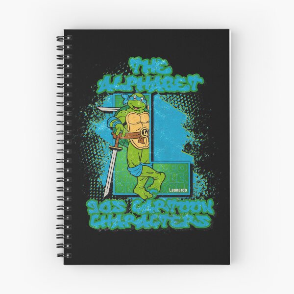 Item preview, The Alphabet of 90s Cartoon Characters Letter L is for Leonardo designed and sold by More-dan-Prints.