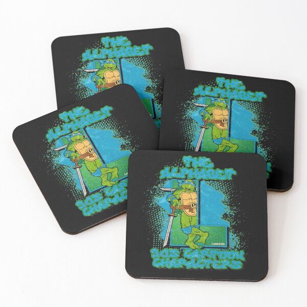 Item preview, The Alphabet of 90s Cartoon Characters Letter L is for Leonardo designed and sold by More-dan-Prints.