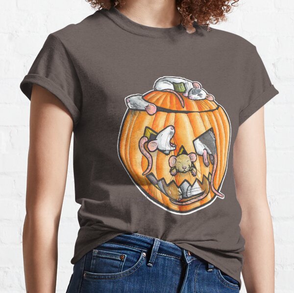 Halloween pumpkin rats Classic T-Shirt