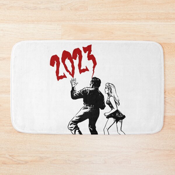 Item preview, '2023 will be a good year' Horror - Retro Design for T-shirts, mugs, phone cases and other accessories designed and sold by Ridiculam Toga.