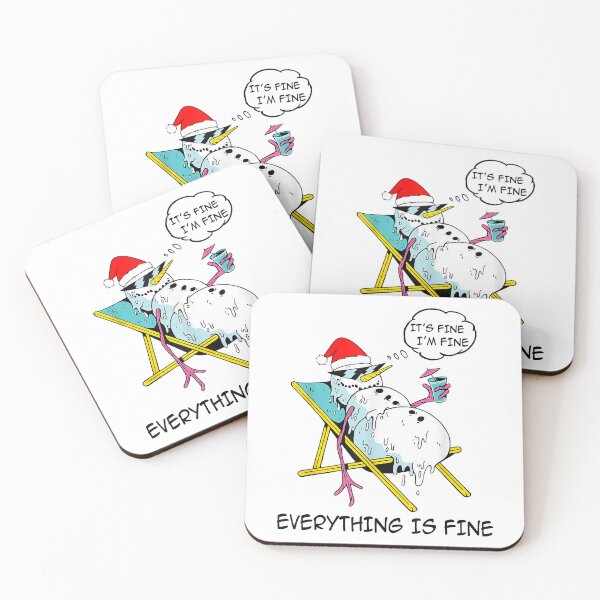 Item preview, Christmas It's Fine I'm Fine Everything Is Fine Funny Women designed and sold by IsraelCastro.