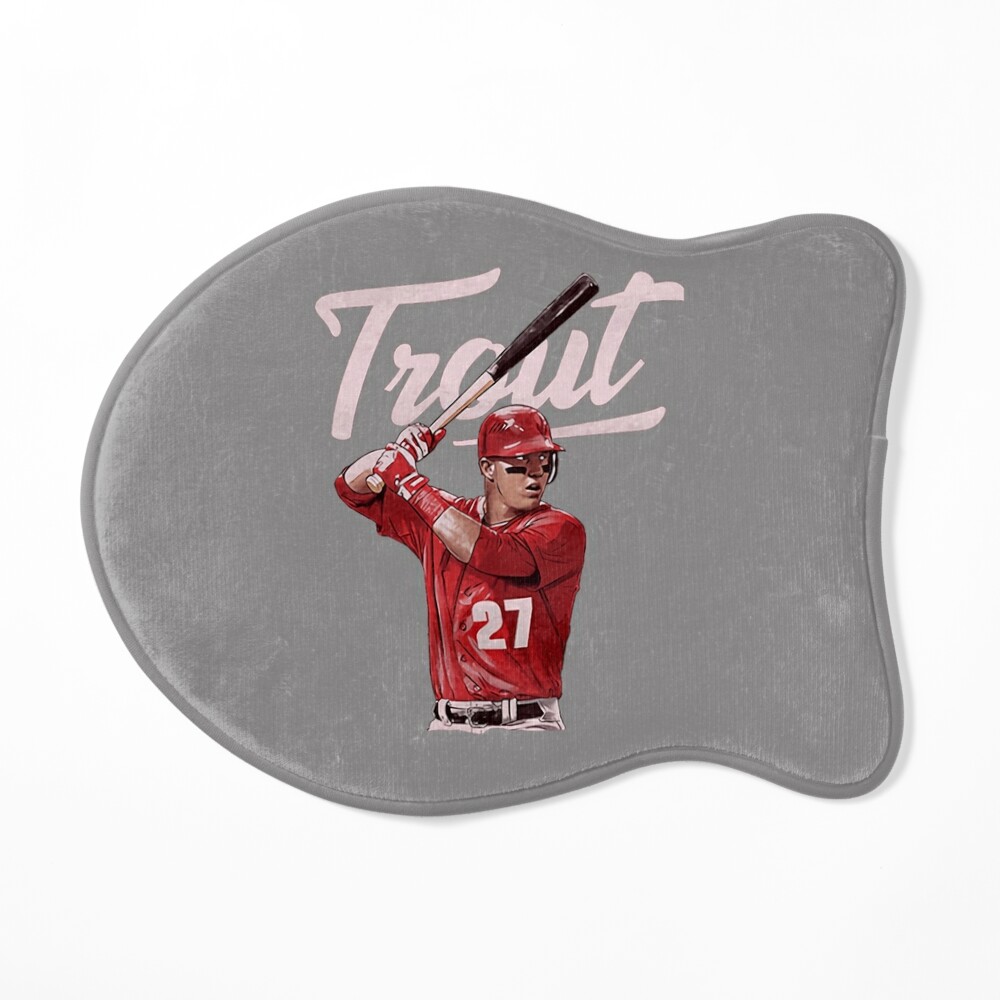 mike trout stretch Sticker for Sale by santuydsgn