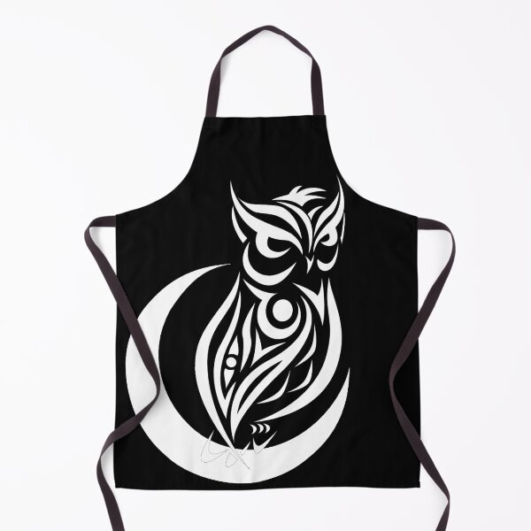 Item preview, Owl Tattoo On The Moon (White) designed and sold by Summer-Winter.