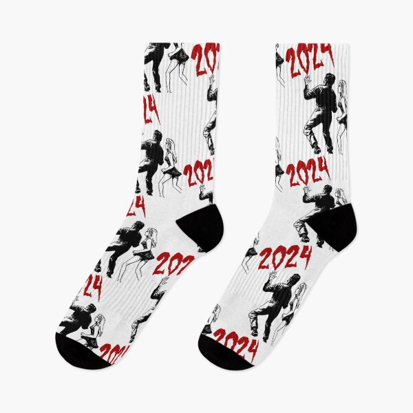 Item preview, '2024 will be a good year' Horror - Retro Design for T-shirts, mugs, phone cases and other accessories designed and sold by Ridiculam Toga.