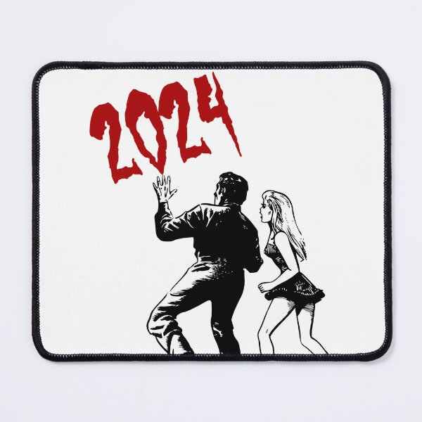 Item preview, '2024 will be a good year' Horror - Retro Design for T-shirts, mugs, phone cases and other accessories designed and sold by Ridiculam Toga.
