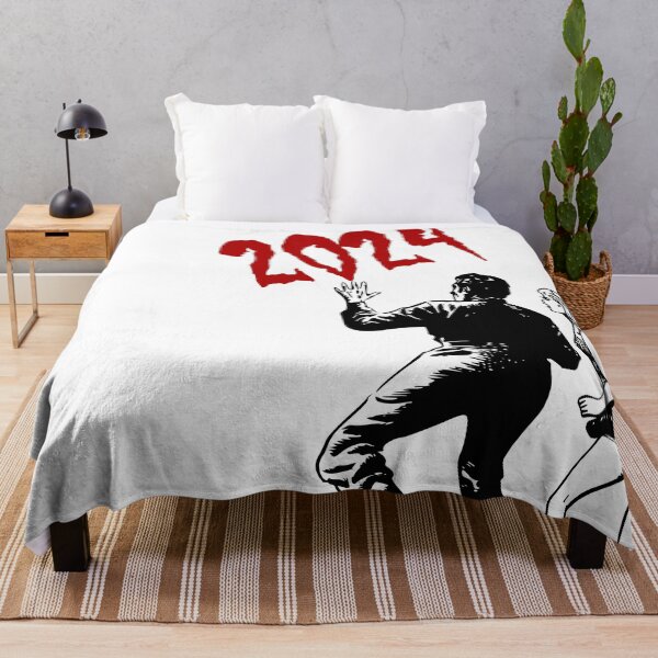 Item preview, '2024 will be a good year' Horror - Retro Design for T-shirts, mugs, phone cases and other accessories designed and sold by Ridiculam Toga.