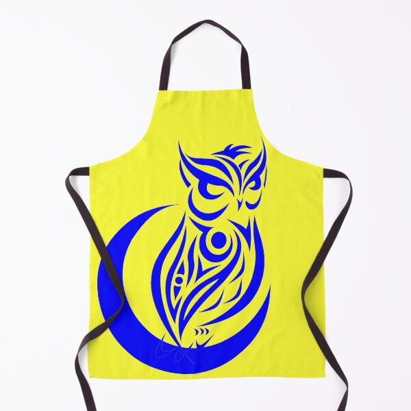 Item preview, Owl Tattoo On The Moon (Blue) designed and sold by Summer-Winter.