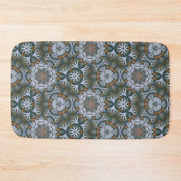 Item preview, Hexagonal Floral Fractal Pattern designed and sold by jean-nicolas.
