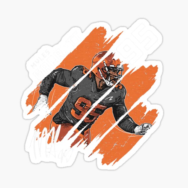 myles garrett abs Sticker for Sale by katelyngonos