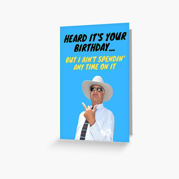 Item preview, Bob Katter Funny Birthday Card designed and sold by gabbybevan.