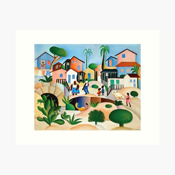 Vista previa del artículo con la obra «Tarsila do Amaral Arte 1886, São Paulo, Brasil», diseñado y vendido por space company ®.