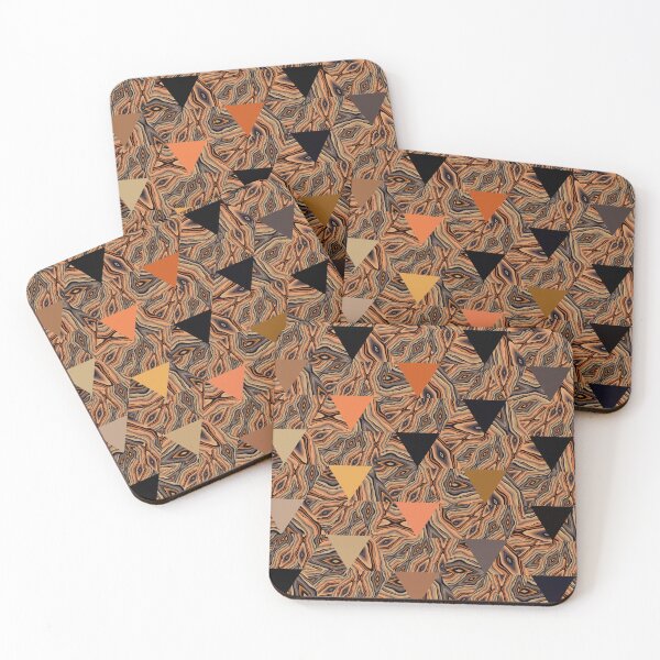 Item preview, falling triangular rain droplets designed and sold by mister-john.