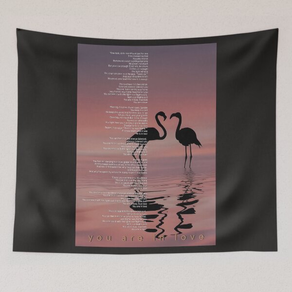 Item preview, You Are In Love Taylor Swift - 1989 Flamingo designed and sold by JoanNolan.