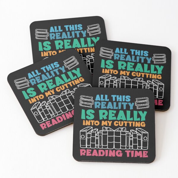 Item preview, All This Reality Is Really Cutting Into My Reading Time designed and sold by ArtByMouad.