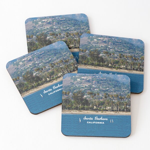 Item preview, Santa Barbara, California - Beautiful Palm-lined Beaches designed and sold by leemcnut.