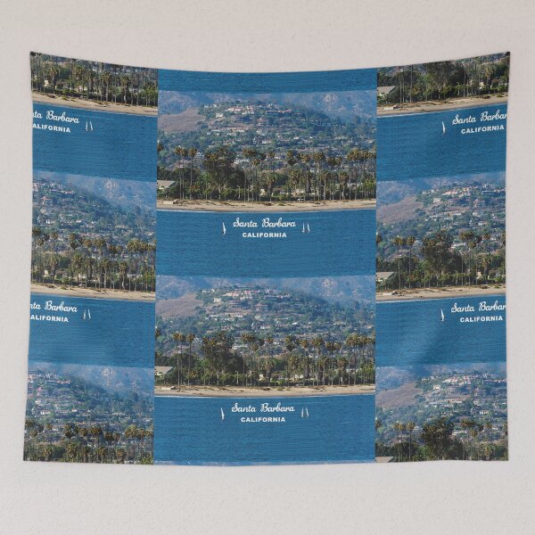Item preview, Santa Barbara, California - Beautiful Palm-lined Beaches designed and sold by leemcnut.