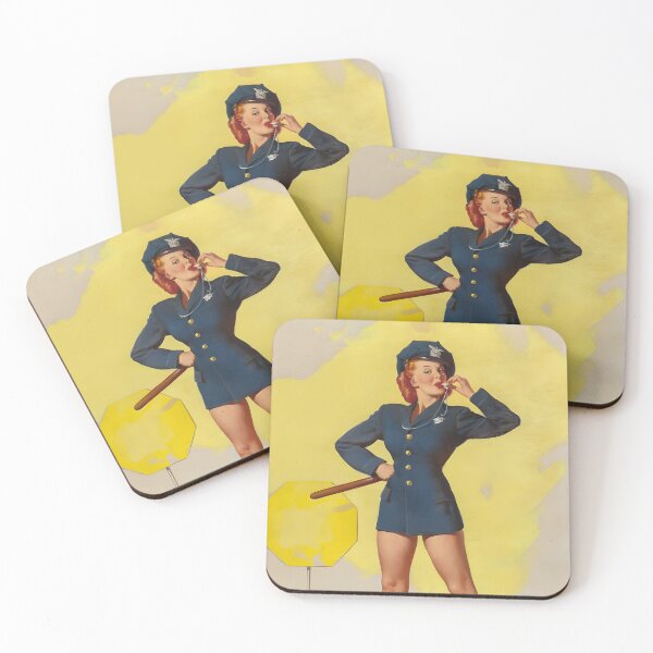 Item preview, A REAL STOPPER' 1949 GIL ELVGREN VINTAGE PIN UP GIRL POLICE   designed and sold by StephaniSander.
