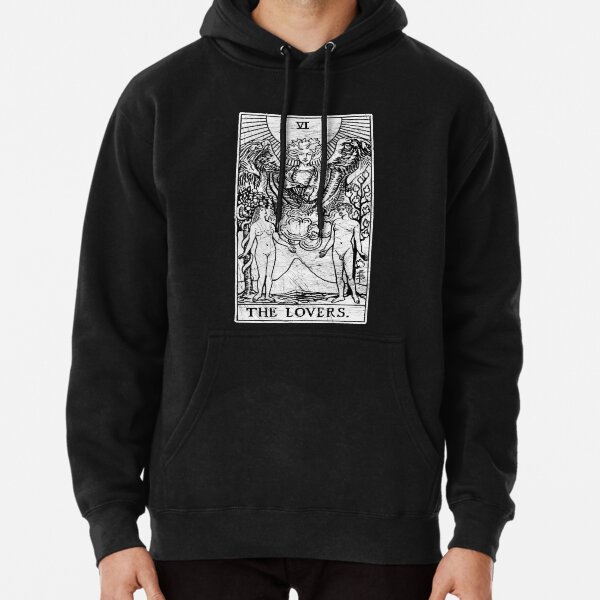 The Lovers Tarot Card - Major Arcana - fortune telling - occult Pullover Hoodie