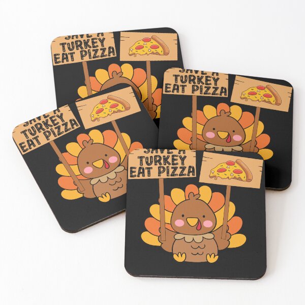 Item preview, Save A Turkey Eat Pizza designed and sold by goodimagedesign.