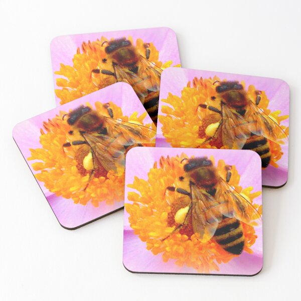 Item preview, Bee on Japanese Anemone designed and sold by angel1.