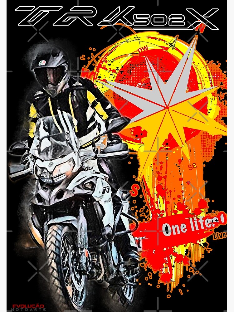 Benelli TRK 502 X  Poster for Sale by Evomotoarte