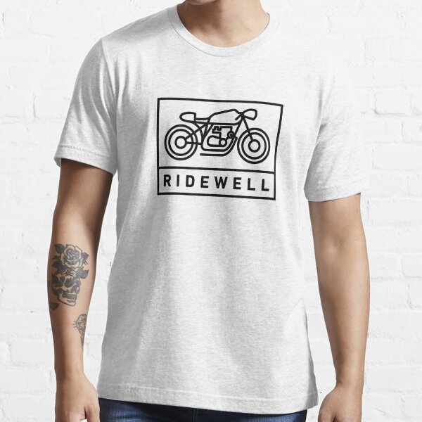 RIDEWELL Logo - Black Essential T-Shirt