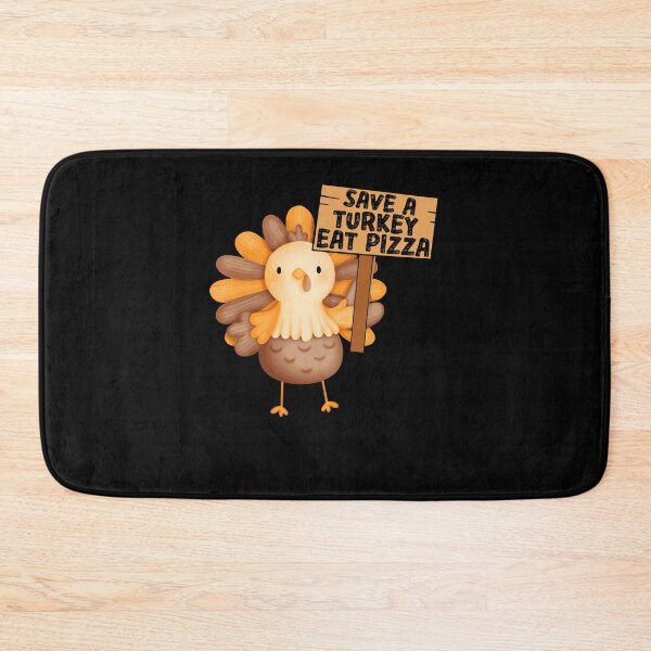 Item preview, Save A Turkey Eat Pizza designed and sold by goodimagedesign.