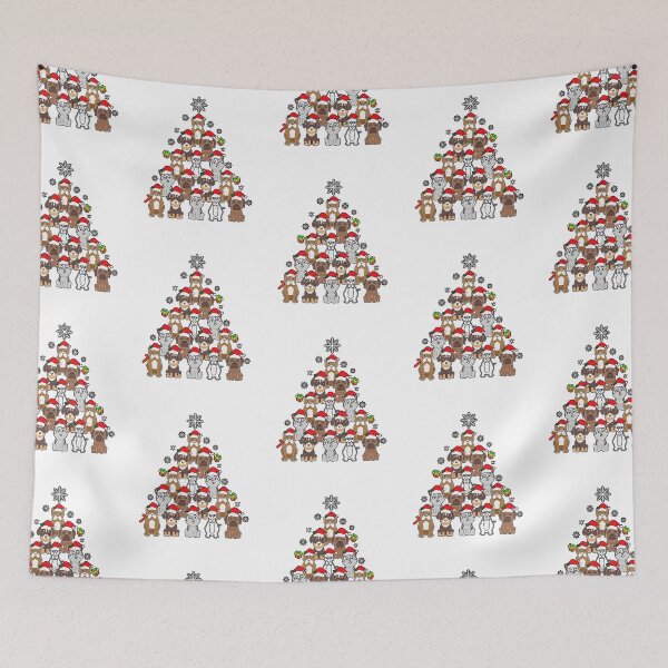 Item preview, Wesite Christmas Tree Dog designed and sold by nextneveldesign.